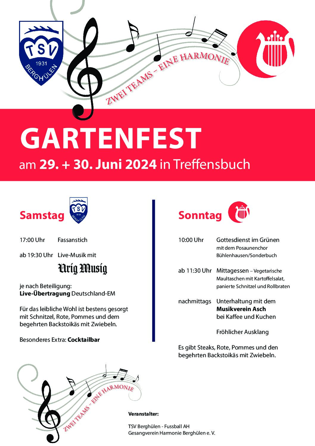 Gartenfest Treffensbuch
